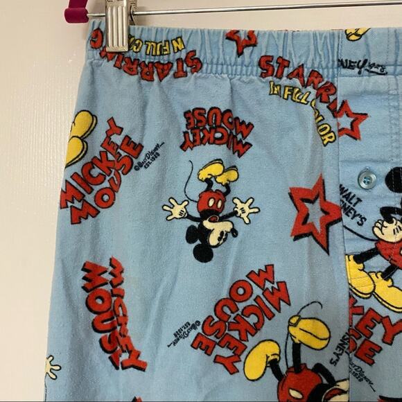 DISNEY • Mickey Mouse Light Blue Pajama Pants - Picture 4 of 7